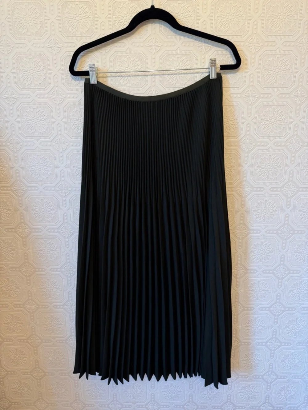 Jenni Kayne Pleated Skirt in Forest Green Size XL - Picture 3 of 7